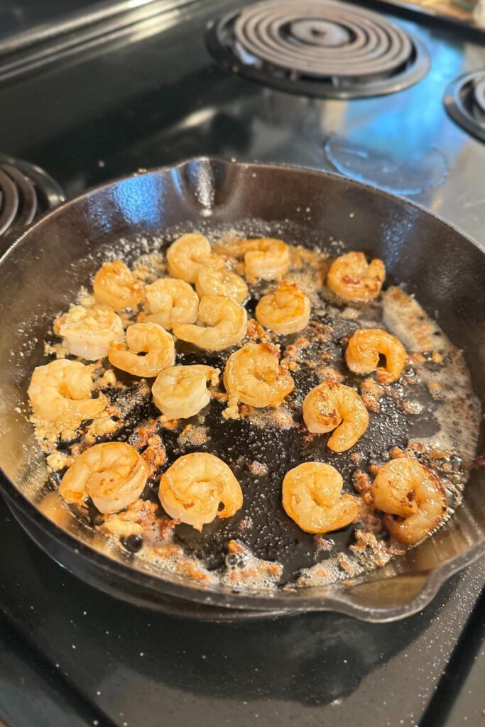 Garlic butter shrimp