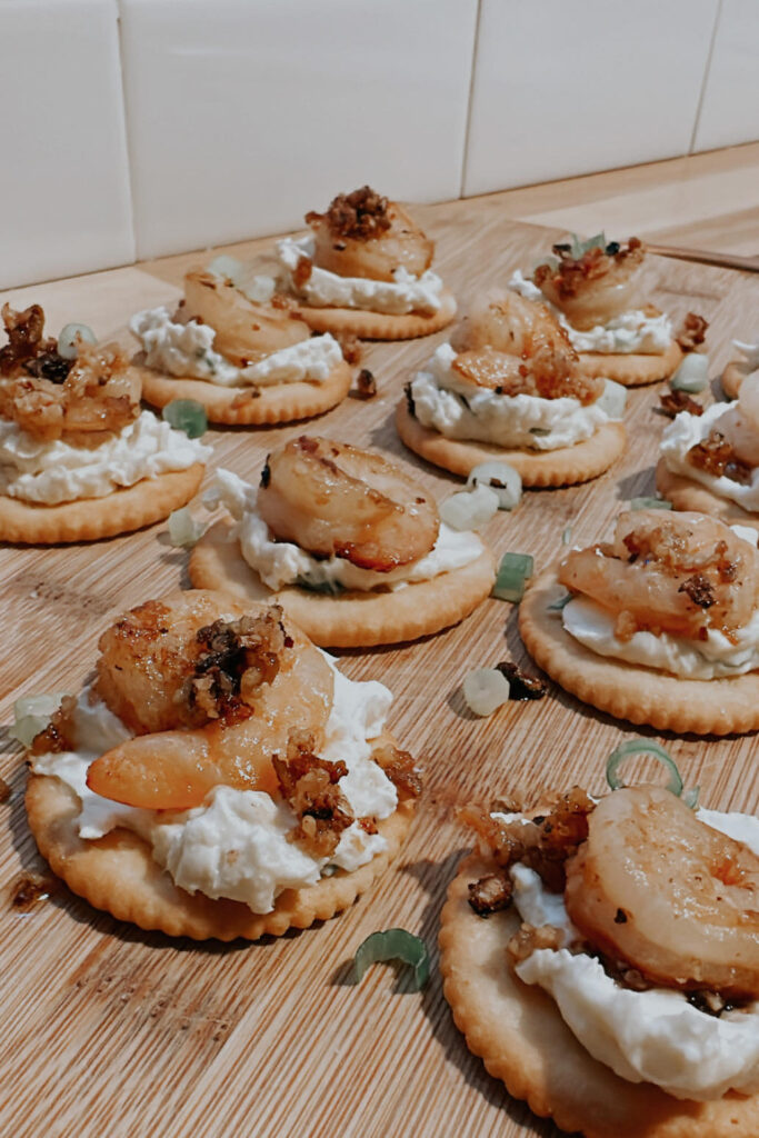 garlic butter shrimp crackers